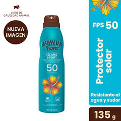 Hawaiian Tropic Protector Solar Spray Island Sport FPS 50