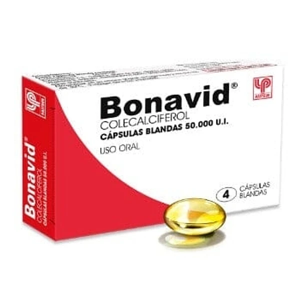 Bonavid 50.000 UI x 4 Cápsulas Blandas 