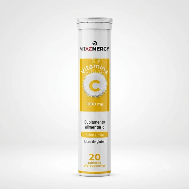 Vitamina C Tabletas Efervescentes Limon 1000 mg x 20 Unidades 