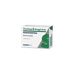 Omnitrope 10mg/1.5 ml x 1 Cartucho Solución Inyectable