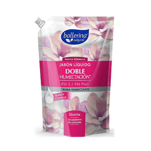 Ballerina Crema Humectante x 750 ml Jabón Liquido 