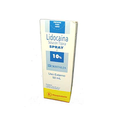 Lidocaina Solución Tópica Spray 10%