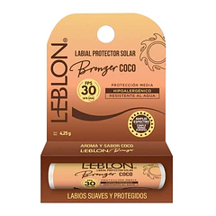 Leblon Labial Protector Solar FPS30 Bronzer Coco Hipoalergenico 4,25g