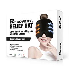 Recovery Relief Hat Gorro Gel Frio Calor 360 Grados (Migraña y Dolor de Cabeza)