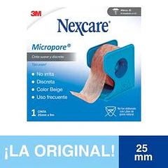 Micropore 25 x 9 Cinta Color Piel