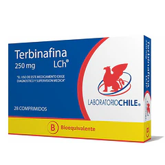 Terbinafina 250 mg x 28 Comprimidos Chile