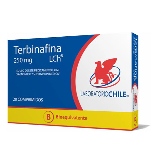 Terbinafina 250 mg x 28 Comprimidos Chile 