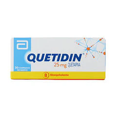 Quetidin Com 25 mg x 30 Comprimidos