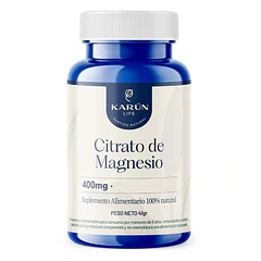 Citrato de Magnesio x 60 Cápsulas Karun Life