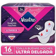 Nosotras Toa Hig Noc Ult/Delg Malla C/Alas x 16 Unid
