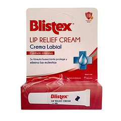 Blistex FPS15 Bálsamo Lip Relief Cream Cuidado Intensivo