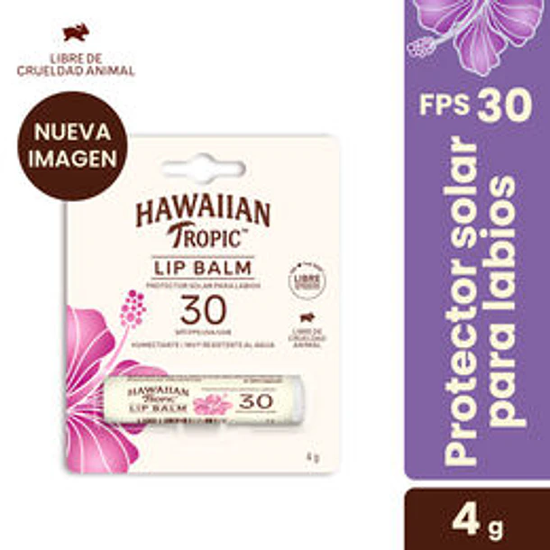 Hawaiian Tropic FPS-30 Bálsamo Protector Labial Original 4gr. 