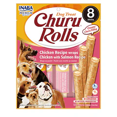 Churu Rolls Dog Salmon x 8 Un-Sachet