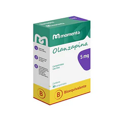 Olanzapina Com 5 mg x 30 Eurofarma (Be)