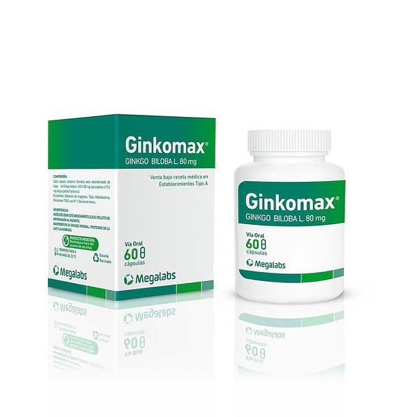 Ginkomax Cap 80 mg x 60 