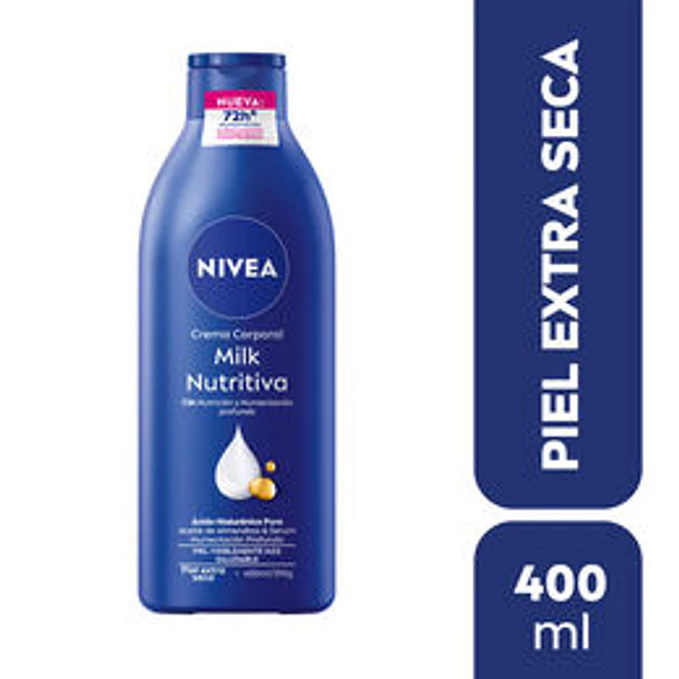 Nivea Milk Nutritiva x 400ml 