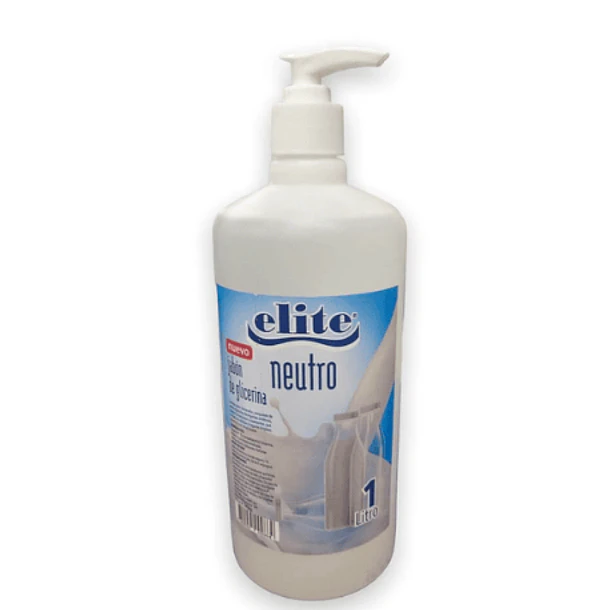 Jabón Neutro Glicerina con Valvula x 1 lt Elite 