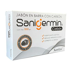 Sanigermin Carbon 1% - Ácido Salicilico 0,5% Jabón Pan 100 G