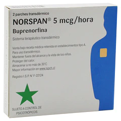 Norspan 5 mcg x 2 Parche