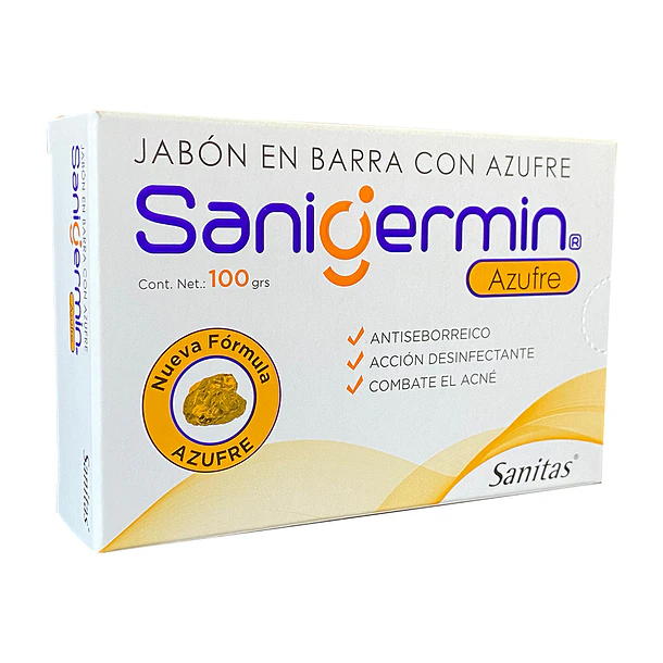 Sanigermin Azufre Pan 100 G 