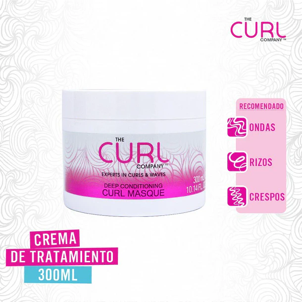 Mascara para Rizos Deep Conditioning Moringa Oil 300 ml 