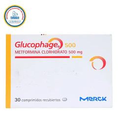 CENABAST- Glucophage 500 mg x 30 Comprimidos