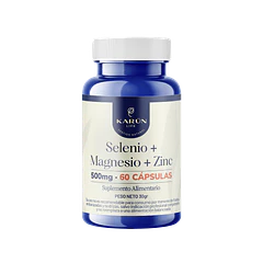 Selenio + Magnesio +Zinc x 60 Cápsulas
