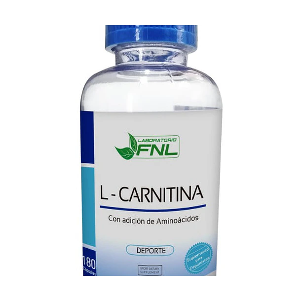 L-Carnitina x 180 Cápsulas Lab FNL 