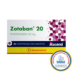 CENABAST - Zotaban 20 mg x 28 Comprimidos Recubiertos