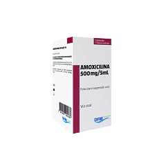Amoxicilina Suspension 500 mg/5 ml x 60 ml