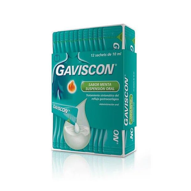 Gaviscon Sabor Menta, Suspension Oral 1 Sachets 