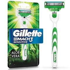 Gillette MACH3 Maquina Afeitar Sensitive Razor + 1 Cartucho