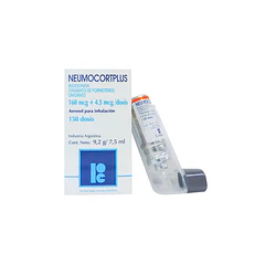CENABAST - Neumocort Plus 160/4,5 Aerosol Inh. Bucal 150 Dosi S (Budesonida+formoterol)