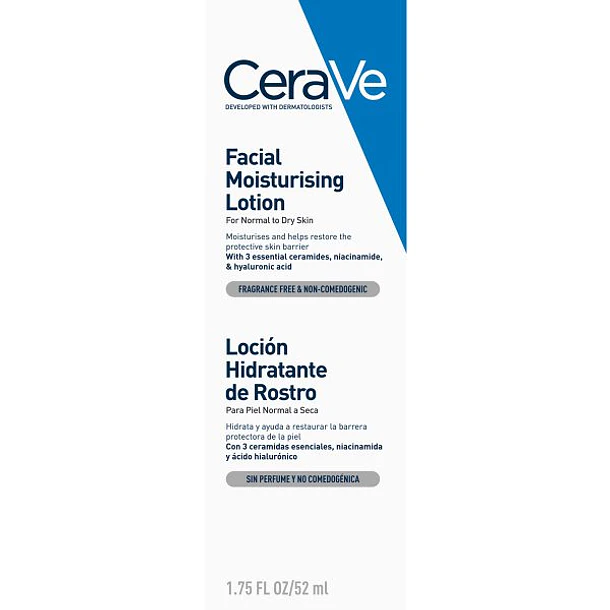 Cerave Noche Locion Hidratante Facial 52Ml 