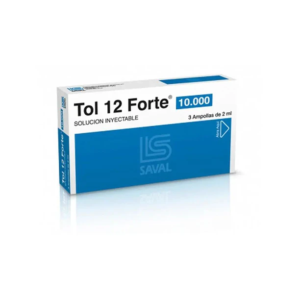 Tol 12 10.000 Complejo B x 3 Ampollas 