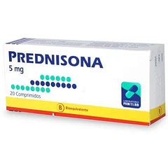 Prednisona 5 mg x 20 Comp Milab