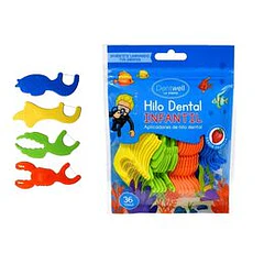 Hilo Dental Infantil x 36 Unidades Dentwell
