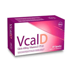 Vcald 450mg/175UI x 60 Cápsulas
