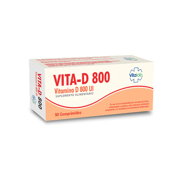 Vita-D 800 UI 50 Comprimidos 