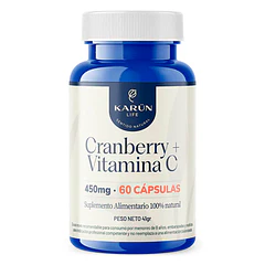 Cranberry + Vitamina C 450 mg x 60 Cápsulas
