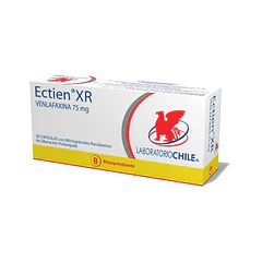 Ectien XR (Venlafaxina) 75 mg x 30 Cápsulas