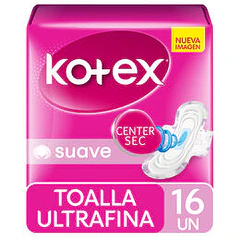 Kotex Ultrafina Extra Suave 16 Unidades