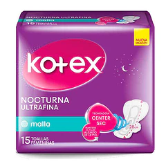 Kotex Noche Uf Malla Cia Toa x 15