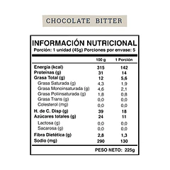 Wild Barra de Proteína Chocolate Bitter