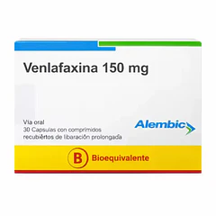 Venlafaxina 150 mg Liberación Prolongada x 30 Cápsulas