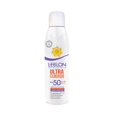 Leblon Ultra Cuidado Protector Solar Spray FPS50+ Protec.alta Pi.sensibles 170ml