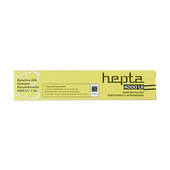 Hepta Alfa 4000 UI Jeringa Prellenada x 1 ml