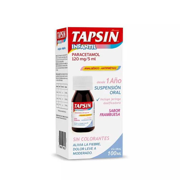 Tapsin Infantil Jarabe 120/5ml x 100 ml 