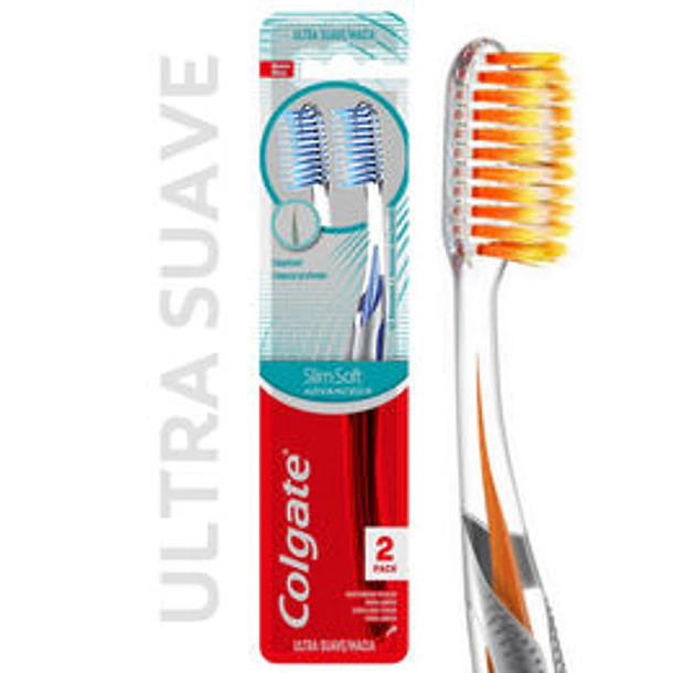 Colgate Slimsoft Advanced x 2 Cepillos 