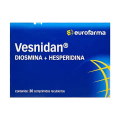 CENABAST - Vesnidan 500 mg 60 Comprimidos Recubiertos (Diosmi Na+hesperidina)